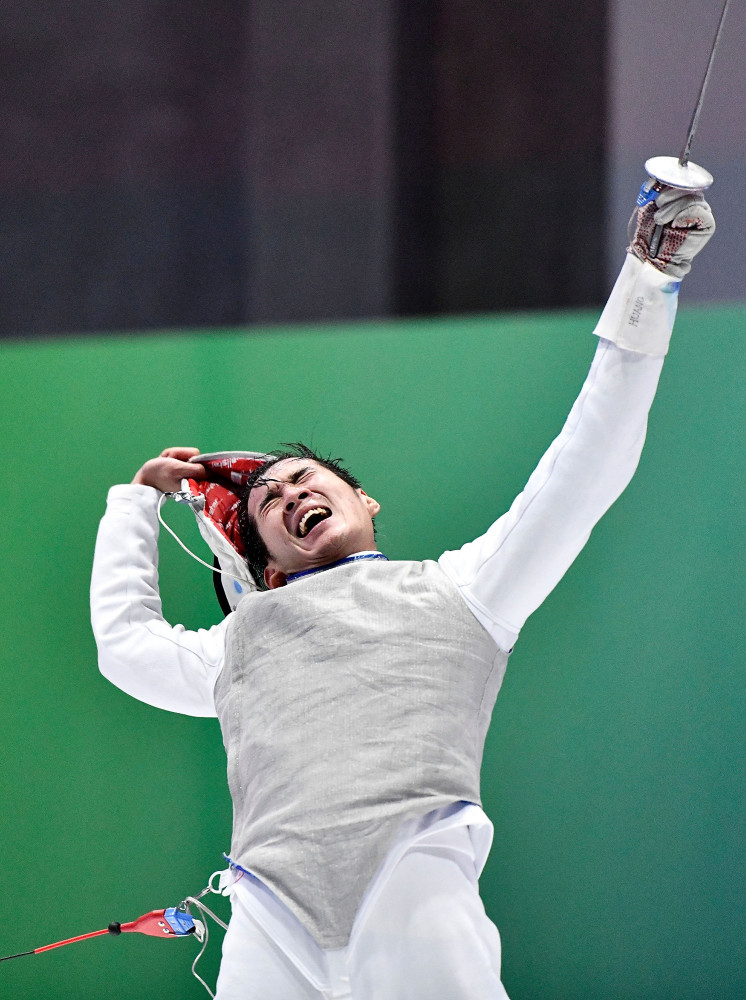 古巴击剑选手实力出众，夺冠称王